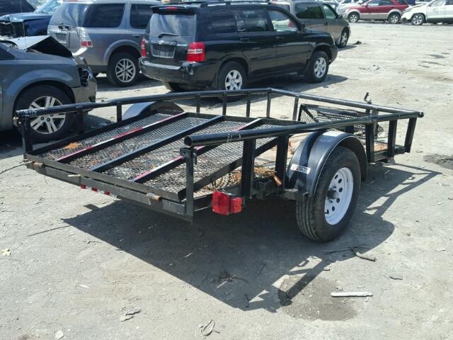4YMBU101XHV038455 - 2017 UTILITY TRAILER BLACK photo 4