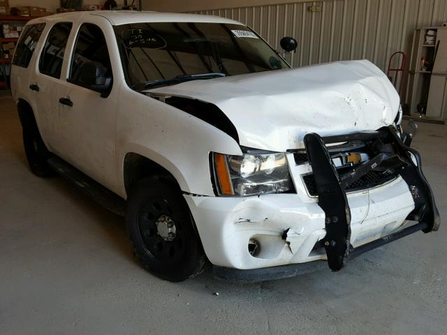 1GNLC2E06DR325124 - 2013 CHEVROLET TAHOE POLI WHITE photo 1