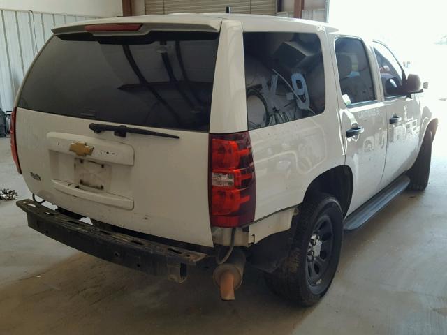 1GNLC2E06DR325124 - 2013 CHEVROLET TAHOE POLI WHITE photo 4