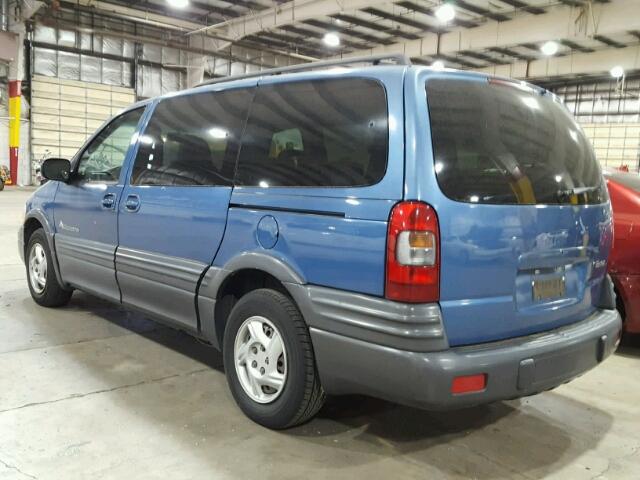 1GMDX03E7YD333963 - 2000 PONTIAC MONTANA BLUE photo 3