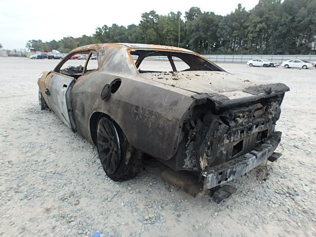 2C3CDZDJ3FH787480 - 2015 DODGE CHALLENGER BURN photo 3