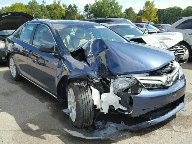 4T4BF1FK8ER435789 - 2014 TOYOTA CAMRY L BLUE photo 1