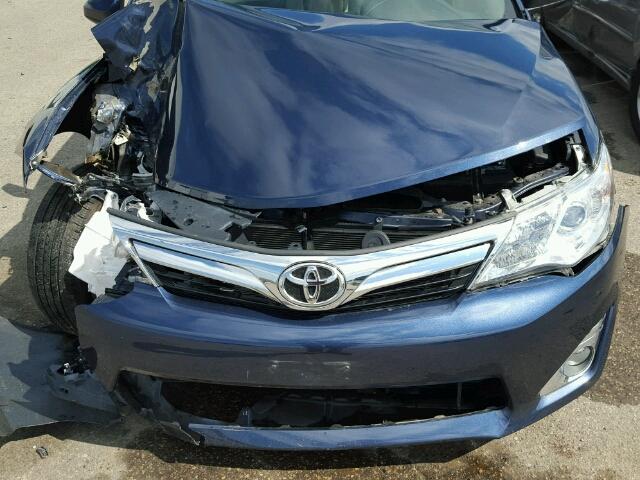 4T4BF1FK8ER435789 - 2014 TOYOTA CAMRY L BLUE photo 7