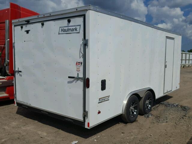 575GB182XGH308664 - 2016 CARGO TRAILER WHITE photo 4