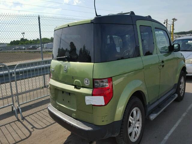 5J6YH28776L005643 - 2006 HONDA ELEMENT EX GREEN photo 4