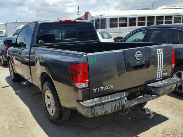 1N6AA06A45N556658 - 2005 NISSAN TITAN XE GRAY photo 3