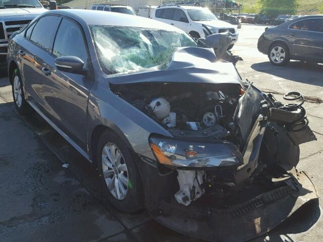 1VWAP7A30CC107910 - 2012 VOLKSWAGEN PASSAT S رمادي صورة 1