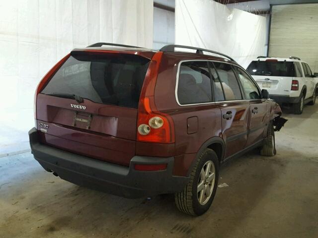 YV4CY592961291704 - 2006 VOLVO XC90 RED photo 4