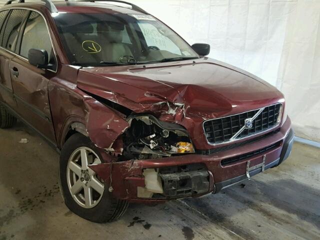 YV4CY592961291704 - 2006 VOLVO XC90 RED photo 9