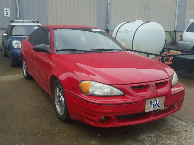 1G2NW52E53C230912 - 2003 PONTIAC GRAND AM G RED photo 1