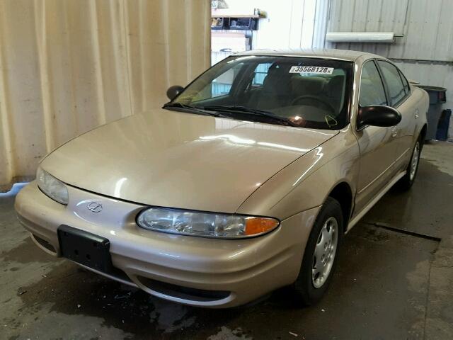 1G3NL52F73C289361 - 2003 OLDSMOBILE ALERO GL TAN photo 2