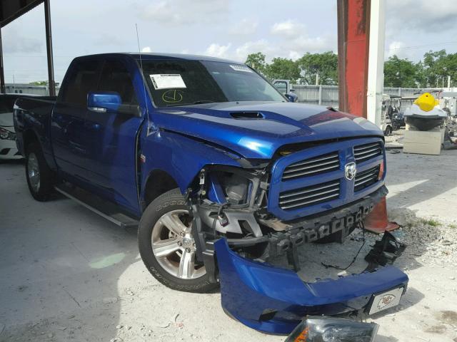 1C6RR7MT5FS787039 - 2015 RAM 1500 SPORT BLUE photo 1