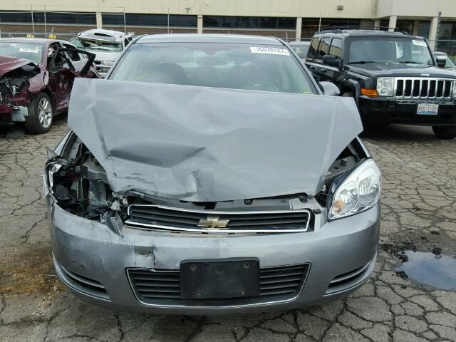 2G1WB58K279400979 - 2007 CHEVROLET IMPALA LS GRAY photo 9