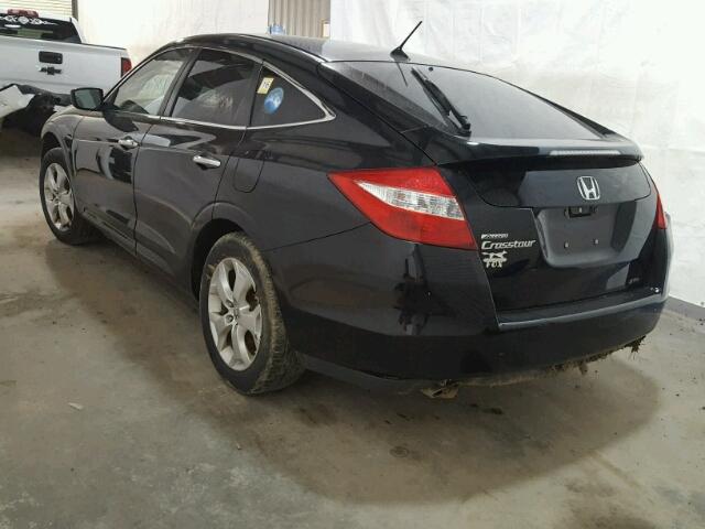 5J6TF2H56AL002045 - 2010 HONDA ACCORD CRO BLACK photo 3