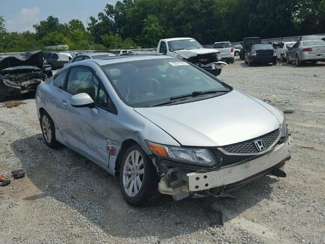 2HGFG3B09CH528125 - 2012 HONDA CIVIC EXL BLUE photo 1