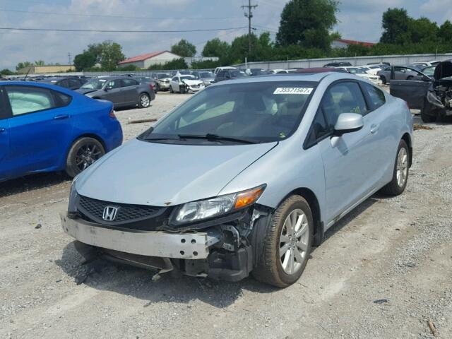 2HGFG3B09CH528125 - 2012 HONDA CIVIC EXL 蓝色 照片 2