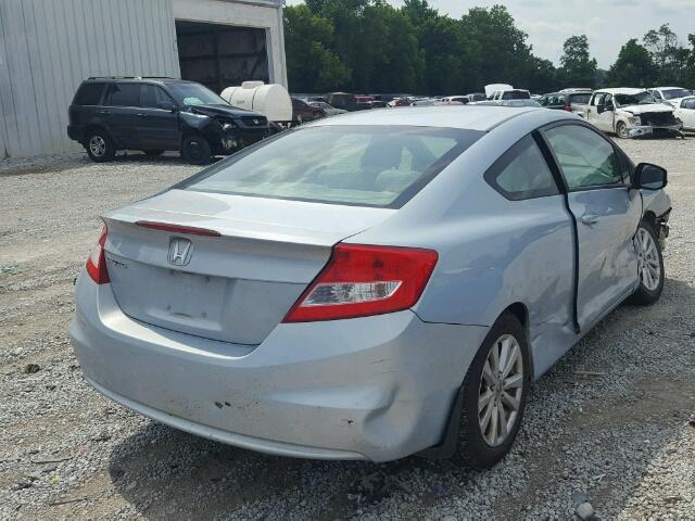 2HGFG3B09CH528125 - 2012 HONDA CIVIC EXL 蓝色 照片 4