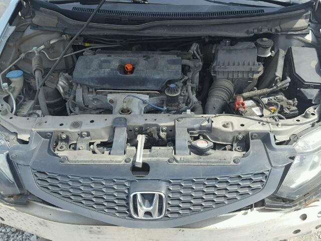 2HGFG3B09CH528125 - 2012 HONDA CIVIC EXL BLUE photo 7