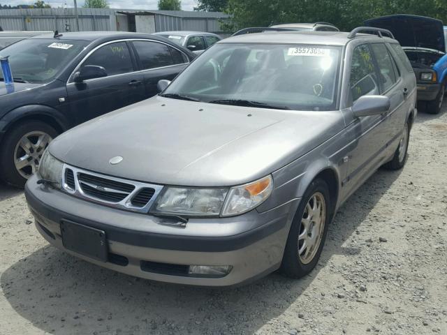 YS3ED58E613025405 - 2001 SAAB 9-5 SILVER photo 2