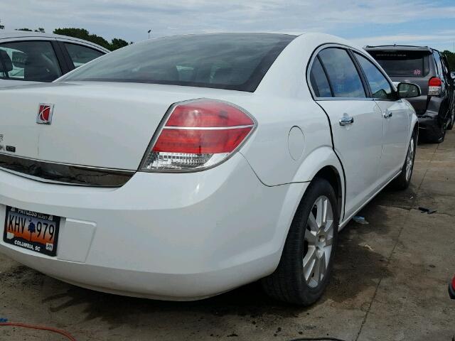 1G8ZV57B39F214787 - 2009 SATURN AURA XR WHITE photo 4