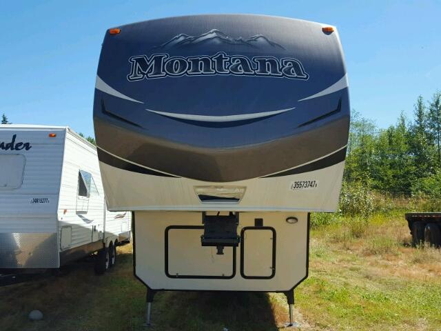 4YDF37922F4701961 - 2015 MONT 5TH WHEEL WHITE photo 2