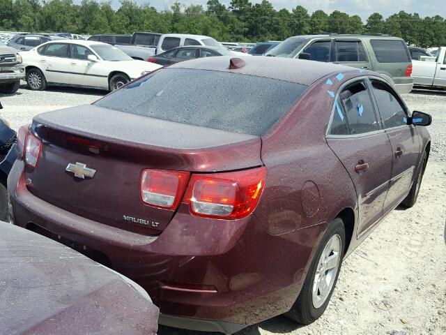 1G11C5SL8FF107280 - 2015 CHEVROLET MALIBU 1LT BURGUNDY photo 4