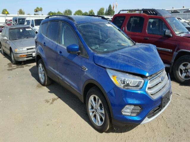 1FMCU0GD6HUC38896 - 2017 FORD ESCAPE SE BLUE photo 1