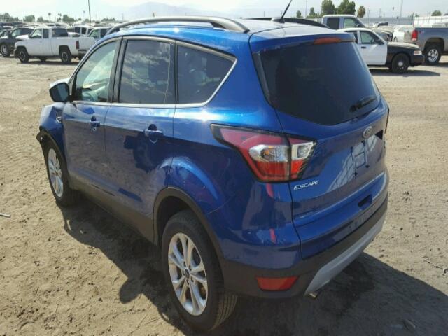 1FMCU0GD6HUC38896 - 2017 FORD ESCAPE SE BLUE photo 3