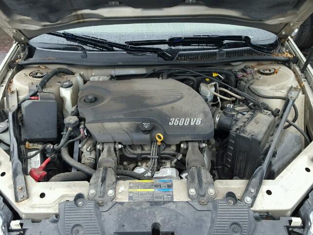 2G1WT58K981369033 - 2008 CHEVROLET IMPALA LT TAN photo 7