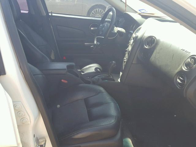 2G2WC55C061252222 - 2006 PONTIAC GRAND PRIX Білий фото 5