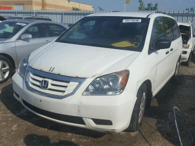 5FNRL38258B503428 - 2008 HONDA ODYSSEY LX WHITE photo 2