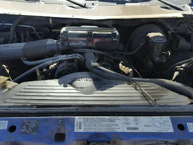 3B7HC13Y7VG822198 - 1997 DODGE RAM 1500 BLUE photo 7