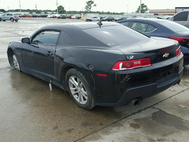 2G1FB1E3XF9137127 - 2015 CHEVROLET CAMARO LS BLACK photo 3