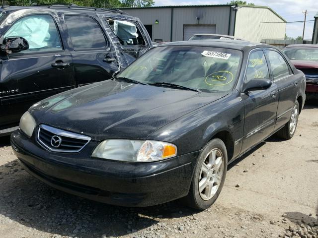 1YVGF22F1Y5167714 - 2000 MAZDA 626 ES BLACK photo 2