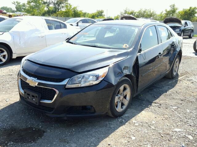 1G11B5SLXFF337051 - 2015 CHEVROLET MALIBU LS BLACK photo 2