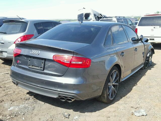 WAUBGAFL0GA004806 - 2016 AUDI S4 PREMIUM GRAY photo 4