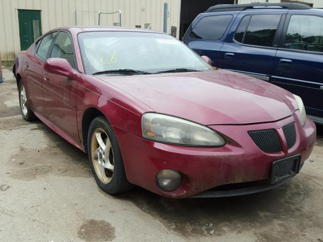 2G2WR524441189442 - 2004 PONTIAC GRAND PRIX MAROON photo 1