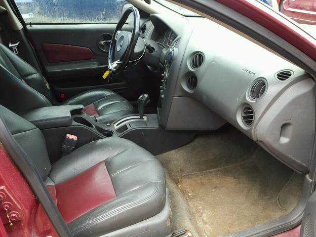 2G2WR524441189442 - 2004 PONTIAC GRAND PRIX MAROON photo 5