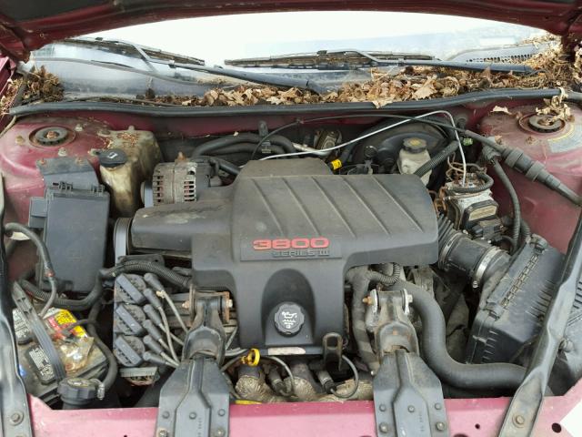 2G2WR524441189442 - 2004 PONTIAC GRAND PRIX MAROON photo 7