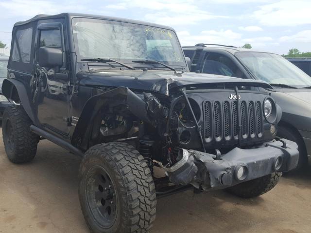 1C4AJWAG1DL704387 - 2013 JEEP WRANGLER S BLACK photo 1