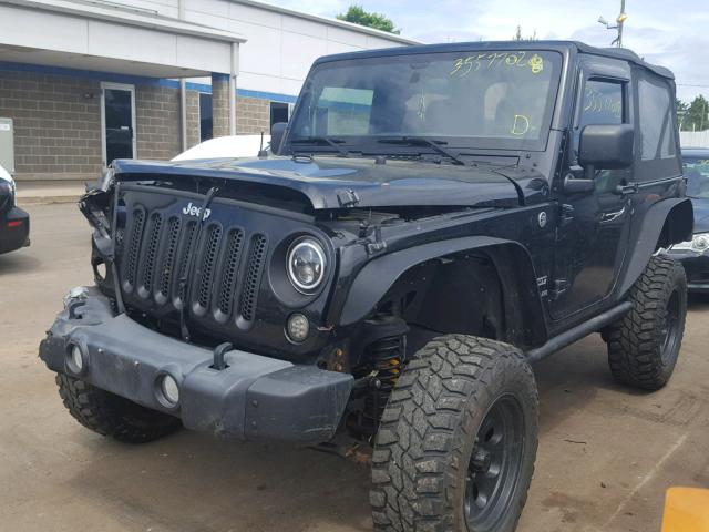 1C4AJWAG1DL704387 - 2013 JEEP WRANGLER S BLACK photo 2