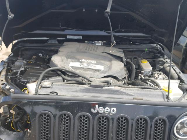 1C4AJWAG1DL704387 - 2013 JEEP WRANGLER S BLACK photo 7