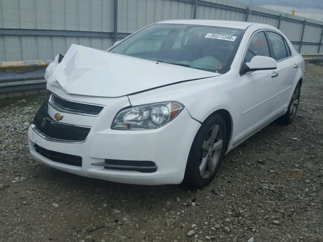1G1ZC5EU7CF280789 - 2012 CHEVROLET MALIBU 1LT 白色 照片 2