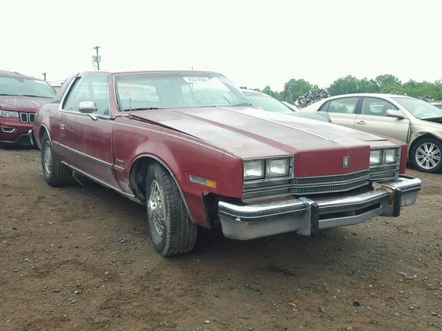 1G3EZ57Y5FE312007 - 1985 OLDSMOBILE TORONADO B RED photo 1