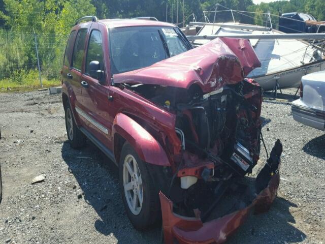 1J4GL58K47W510636 - 2007 JEEP LIBERTY LI RED photo 1