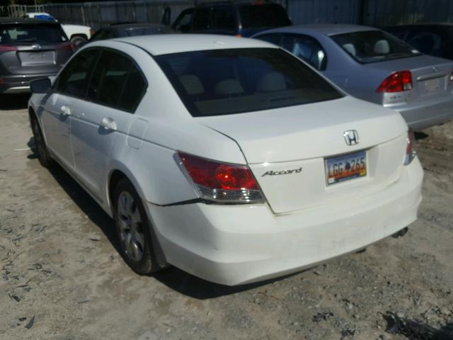 1HGCP2F80AA186542 - 2010 HONDA ACCORD EXL WHITE photo 3