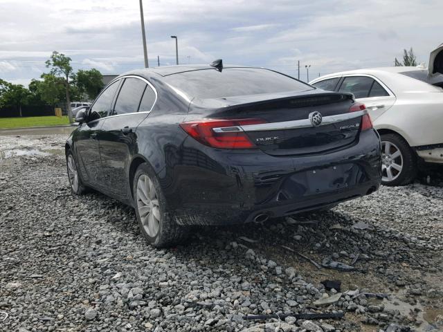 2G4GK5EX8G9150722 - 2016 BUICK REGAL BLACK photo 3