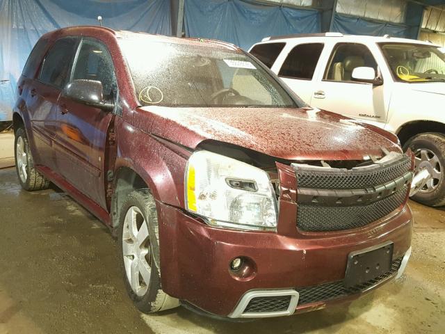 2CNDL737586028353 - 2008 CHEVROLET EQUINOX SP MAROON photo 1