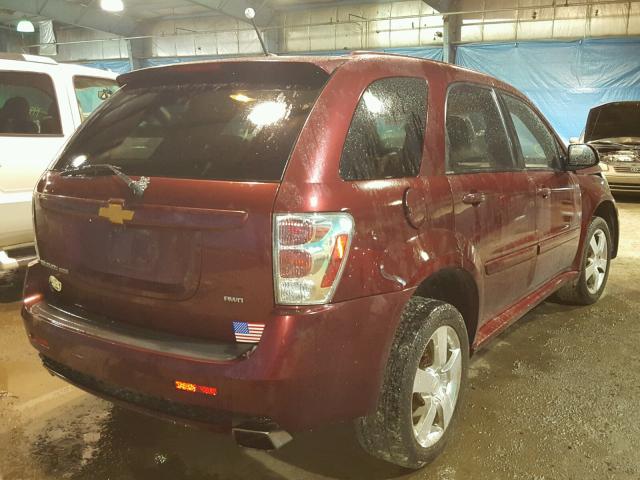 2CNDL737586028353 - 2008 CHEVROLET EQUINOX SP MAROON photo 4