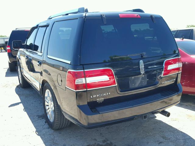 5LMFU275X7LJ00491 - 2007 LINCOLN NAVIGATOR BLACK photo 3